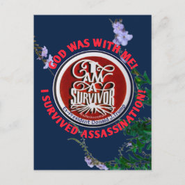 "GOD WAS MET MIJ" IK BEN EEN OVERLEVEND Briefkaart