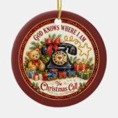 God Weet Kerst Ornament (Voorkant)