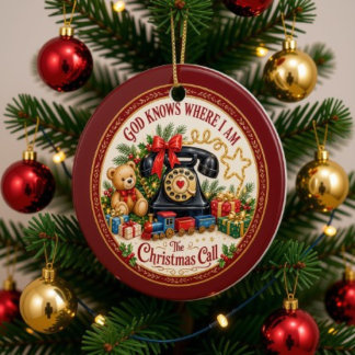 God Weet Kerst Ornament