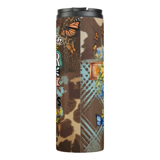 God: Wegbereider, Wonderdoener, Licht Thermosbeker (Achterkant)