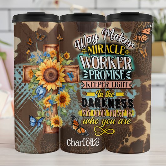 God: Wegbereider, Wonderdoener, Licht Thermosbeker