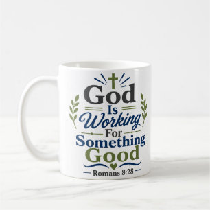 God Werkt Aan Iets Goeds Inspirerend Koffiemok