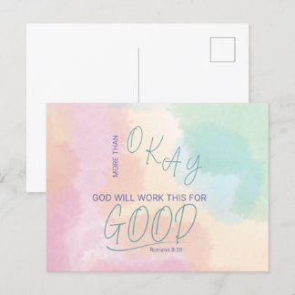 God Werkt Alles Ten Goede Ansichtkaart Briefkaart