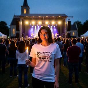 God Werkt Voor Het Goed Van Degenen Die Van Hem Ho Tri-Blend Shirt
