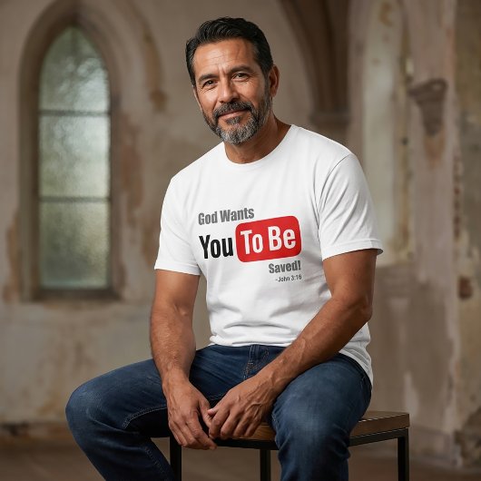 God Wil Dat Je Gered Wordt, Pasen T-Shirt