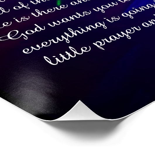 God wil dat je het weet perfect poster (Hoek)