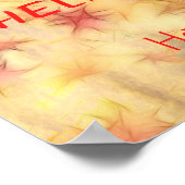 God wil nieuw jaar poster (Hoek)