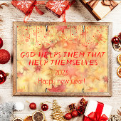 God wil nieuw jaar poster