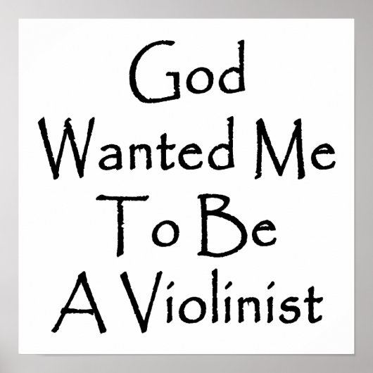 God wilde dat ik een violist werd poster (Voorkant)