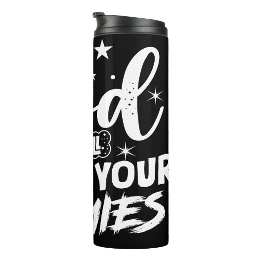 God Will Handle Your Enemies Thermosbeker (Geroteerd rechts)