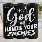 God Will Handle Your Enemies Thermosbeker