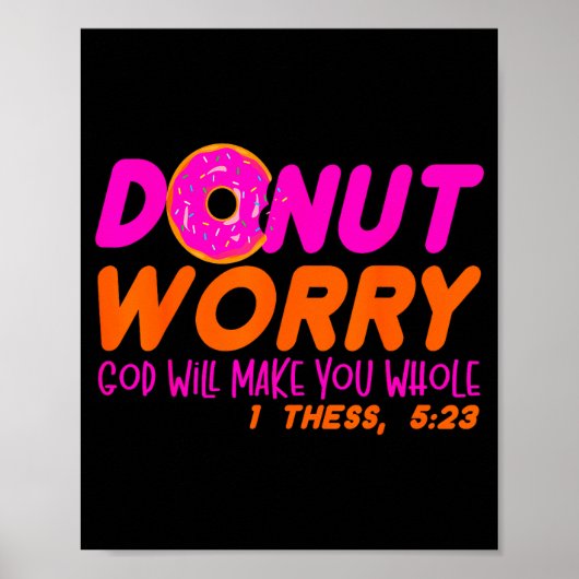 God Will Make You Whole Funny Men Women Jesus Doug Poster (Voorkant)