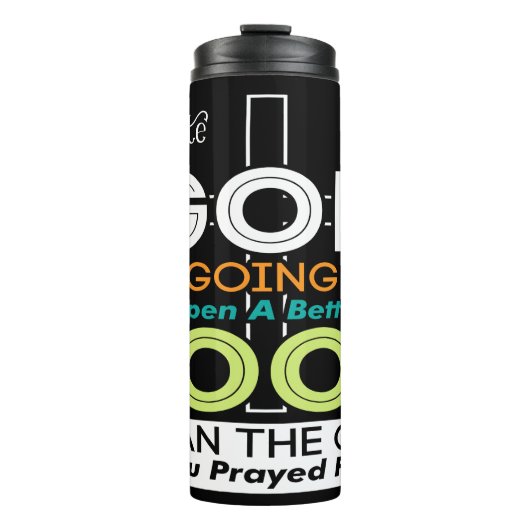 God Will Open Better Door Thermosbeker (Voorkant)