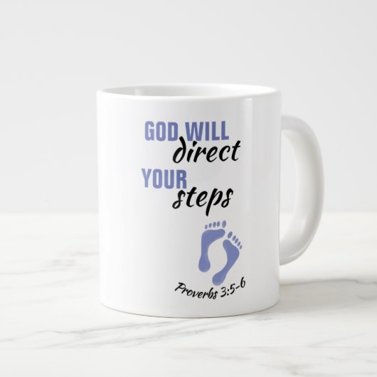 "God Will" Reuzenmok Grote Koffiekop (Voorkant rechts)