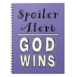 God Wins Notitieboek