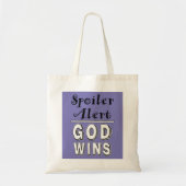 God wint Canvas tas (Voorkant)