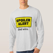 God wint - grijs t-shirt (Voorkant)