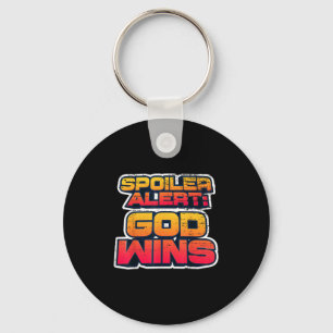 God - Wint het Shirt dat God het Christelijke gel Sleutelhanger