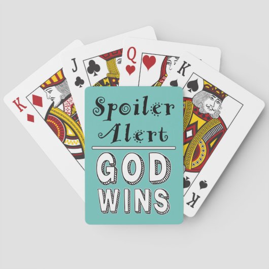 God wint kaarten (Achterkant)