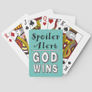 God Wint Kaartspellen Pokerkaarten