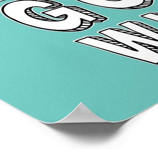 God wint Poster (Hoek)