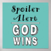 God wint Poster (Voorkant)