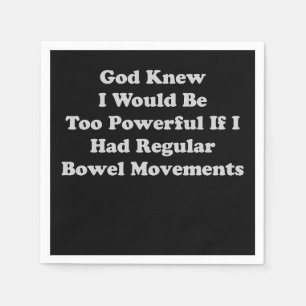 God wist dat ik te machtig zou zijn als ik normaal servet