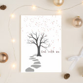 God With Us Christmas Greeting Card Feestdagen Kaart