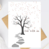 God With Us Christmas Greeting Card Feestdagen Kaart