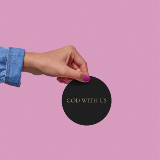 GOD WITH US – Christmas Sticker