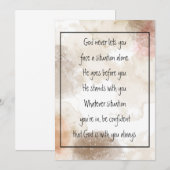 God With You Always Never Alone Inspirational   (Voorkant / Achterkant)