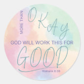 God Works All Things for Good Sticker (Voorkant)