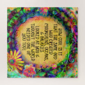 God World Needs You Quote Leuke Trendy Inspirity Legpuzzel (Horizontaal)