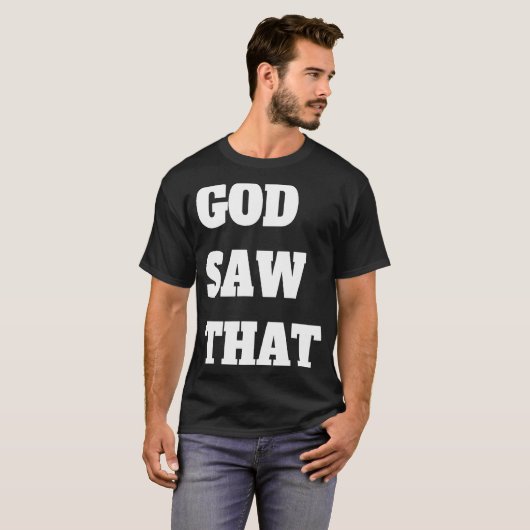 God zag dat t-shirt (Voorkant volledig)