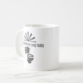 God zag me vandaag poepelen koffiemok (Voorkant links)