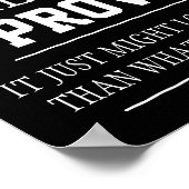 God zal altijd Poster geven (Hoek)