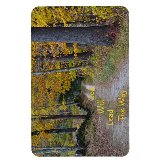 God zal de weg leiden magneet (Verticaal)