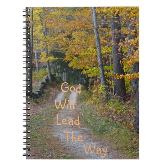 God zal de weg leiden notitieboek (Voorkant)