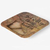 God zal deuren openen" Partij Borden Papieren Bordje (Gebogen)