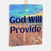 God zal een versiering geven keramisch ornament (Rechts)