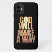 God zal een weg Christelijk maken Case-Mate iPhone Case (Achterkant)
