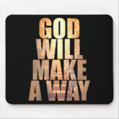 God zal een weg Christelijk maken Muismat (Voorkant)