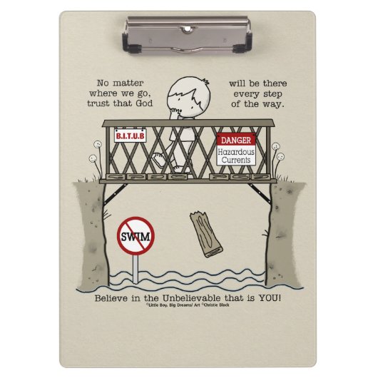 God zal er zijn klembord (Voorkant)