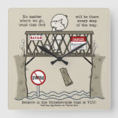 God zal er zijn vierkante klok (Voorkant)