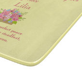 God zal je in volmaakte vrede bewaren snijplank (Hoek)