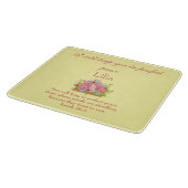 God zal je in volmaakte vrede bewaren snijplank (Hoek)