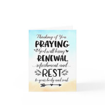 God zal je verfrissen en Rest Ca brengen