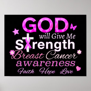 GOD zal me kracht geven Poster
