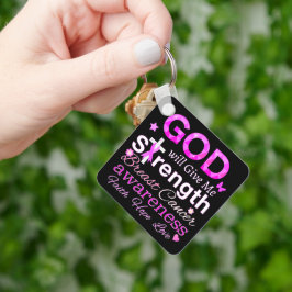 GOD zal me kracht geven Sleutelhanger