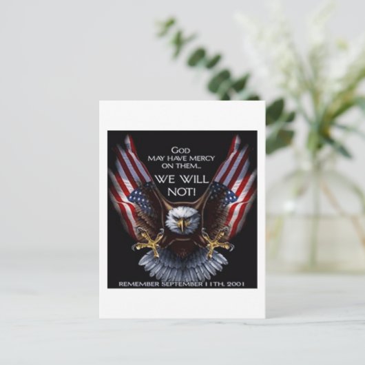 God zal Mercy hebben Briefkaart (Staand voorkant)